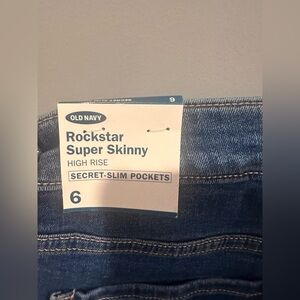 High rise super skinny rockstar jeans